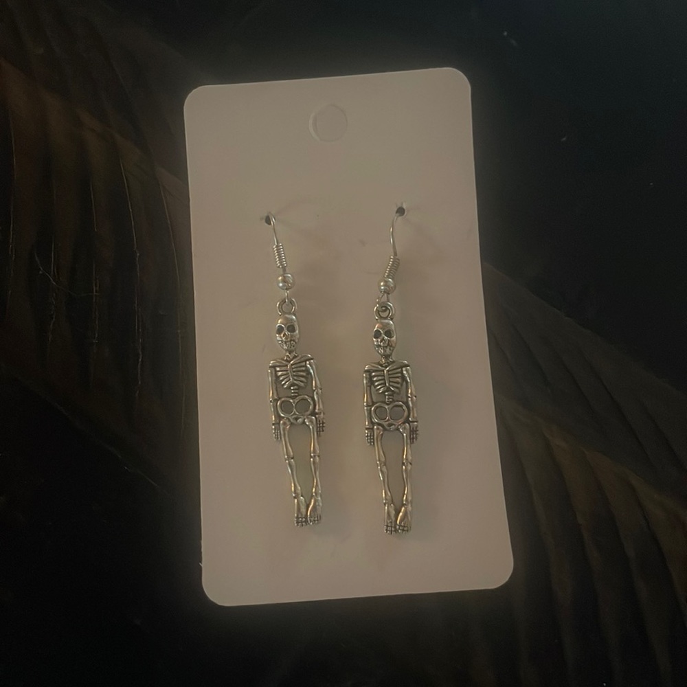 Skeleton earrings - Picture 2 of 4